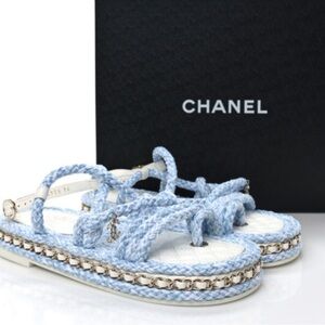 Chanel Cord Chain sandals